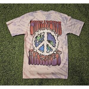 Chinatown Market Peace On Earth Tie Dye Graphic T-Shirt Size M